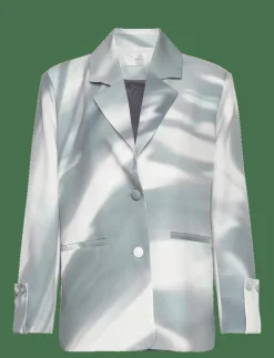 Hosbjerg Johanna Adele Blazer - Enkelknäppta kavajer SILVER SATELLITE Online