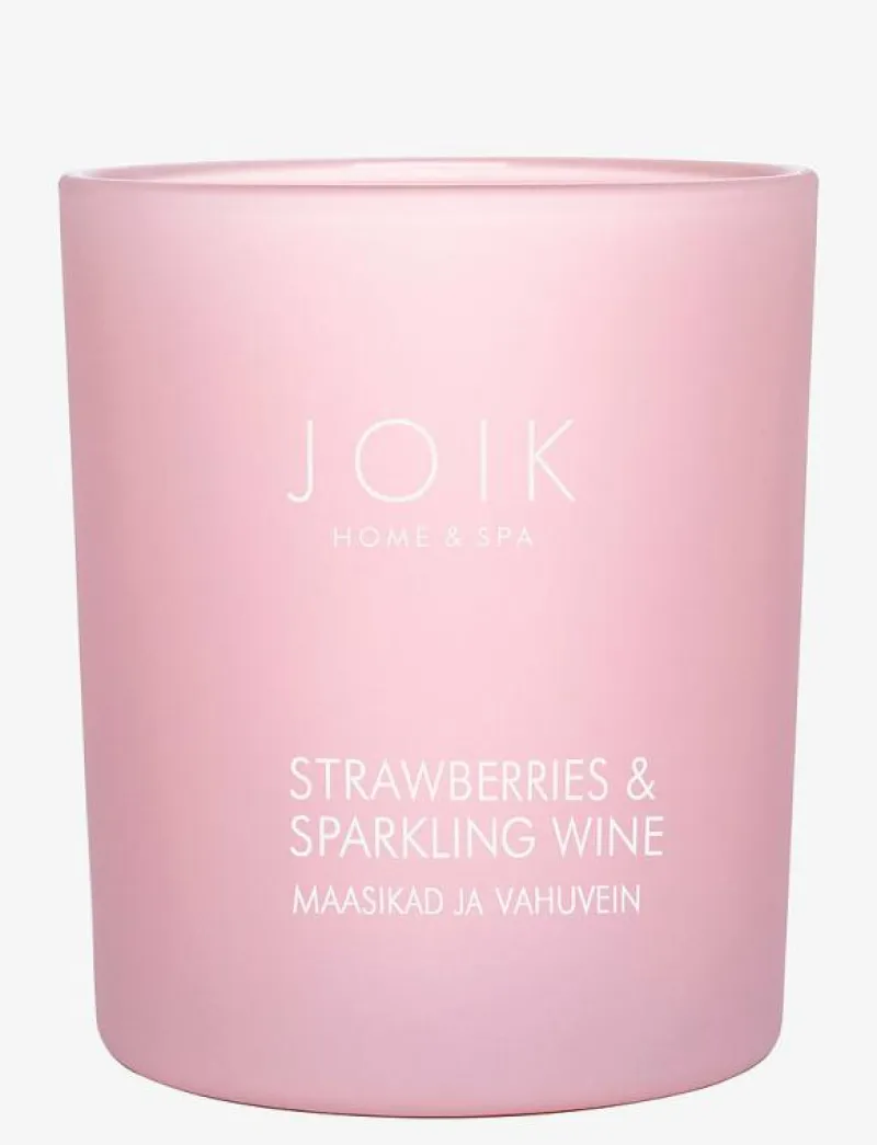 Home & SPA Scented Candle Strawberry & sparkling wine - Doftljus|JOIK Online