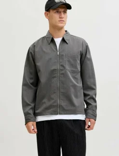 JORPARTY ZIP OVERSHIRT LS STYD AW25 - Tunna jackor|Jack & Jones Sale