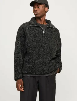 JORROXBURY TEDDY SWEAT HIGH NECK LN - Mellanlager|Jack & Jones New