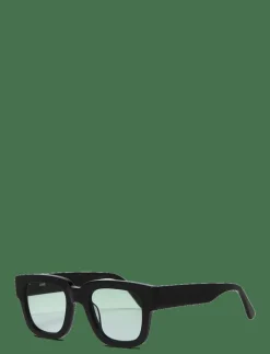 MessyWeekend JUNE - Solglasögon BLACK GREEN Discount