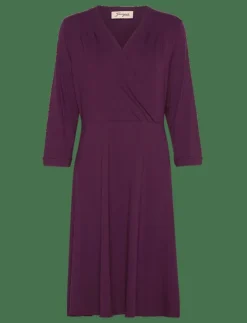 Jumperfabriken Kate Dress - Midiklänningar BURGUNDY Hot