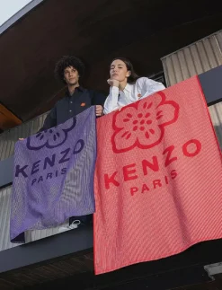 Kenzo Home KHANKO Beach towel - Badrumstextilier CERISE Clearance