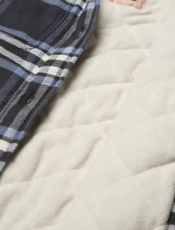 Abercrombie Kids kids GIRLS OUTERWEAR - Overshirts BLUE BLACK PLAID