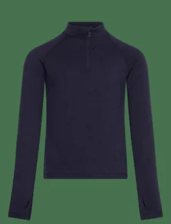 Icebreaker Kids Merino 260 Tech LS Half Zip - Underställströjor MIDNIGHT NAVY Best