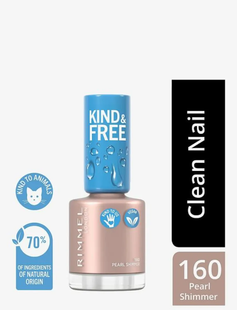 Rimmel Kind & Free clean nail 160 Pearl Shimmer - Naglar 162 PEARL OYSTER Best
