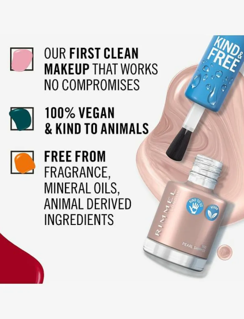 Rimmel Kind & Free clean nail 160 Pearl Shimmer - Naglar 162 PEARL OYSTER Best
