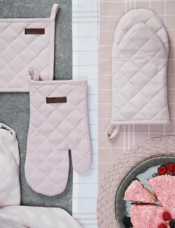 Noble House KÖKSHANDDUK HANNA CLASSIC 2-p - Kökshanddukar FOGGY PINK