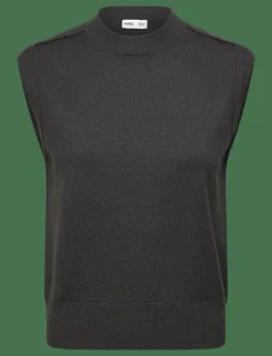 Knitted waistcoat with seam detail - Stickade västar|Mango Online