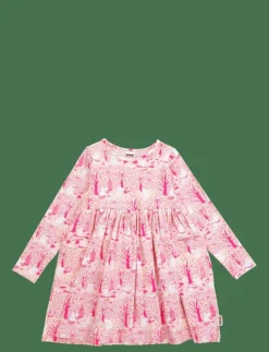 KÖRSBÄRSBLOMMA KLÄNNING - Långärmade vardagsklänningar|Martinex Outlet