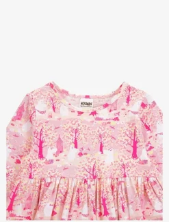 KÖRSBÄRSBLOMMA KLÄNNING - Långärmade vardagsklänningar|Martinex Outlet