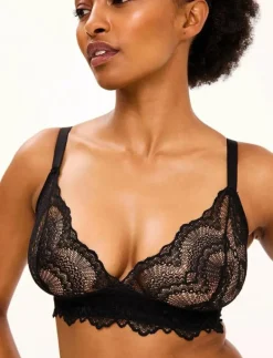 Understatement Underwear Lace Triangle+ Bralette - Bralette BLACK Online