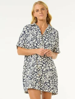 LAS DALIAS SS SHIRT DRESS - Klänningar|Rip Curl Clearance