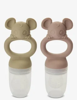 Nuuroo Lauge silicone fruit pacifier 2-pack - Nappar WOODROSE /COBBLESTONE Online