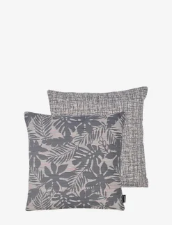 compliments Leaf 45x45 cm 2-pack - Kuddfodral GREY Clearance