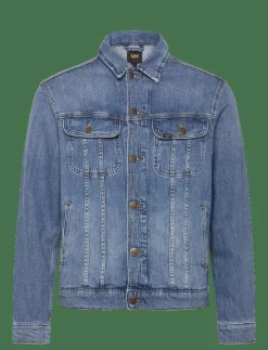 Lee Jeans LEE RIDER JACKET - Ofodrade jeansjackor MID BLUE