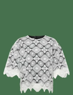 LEJSE BLOUSE EMBROIDERY - Kortärmade blusar|Naja Lauf Best