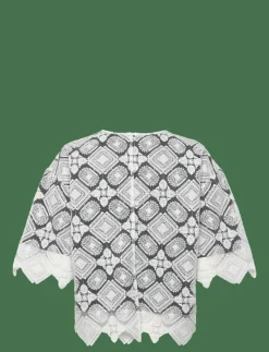 LEJSE BLOUSE EMBROIDERY - Kortärmade blusar|Naja Lauf Best