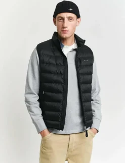 GANT LIGHT DOWN VEST - Västar BLACK Discount