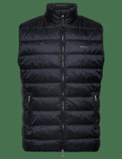 GANT LIGHT DOWN VEST - Västar BLACK Discount