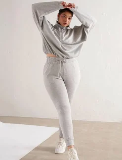 aim´n Melange Comfy Sweatpants - Sweatpants LIGHT GREY Hot