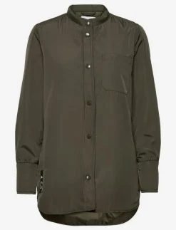Coster Copenhagen Light padded jacket - Overshirts HUNTER GREEN Clearance
