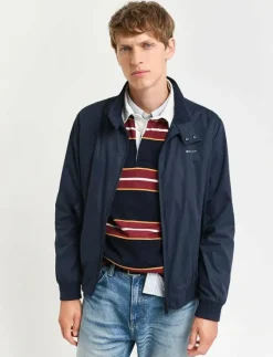 GANT LIGHTWEIGHT HARRINGTON JACKET - Tunna jackor EVENING BLUE Sale