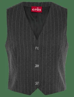 crās Lilimycras Waistcoat - Kavajer 9005 RHINESTONE GREY Hot