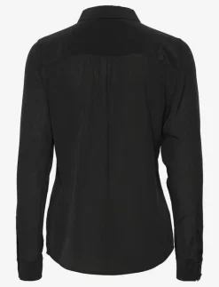 Bruuns Bazaar LillieBBCorinna silkshirt - Långärmade BLACK Hot