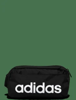adidas Performance LINEAR BUMBAG - Magväskor BLACK/WHITE Online