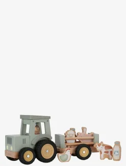 Little Dutch - Tractor with trailer Little Farm - Traktorer GREEN