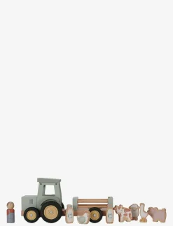Little Dutch - Tractor with trailer Little Farm - Traktorer GREEN