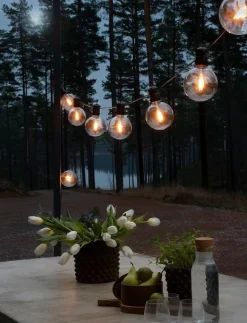 Konstsmide Ljusslinga startset E27 10 amber LED - dimmer - Ljusslingor BLACK Online