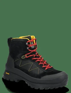 Polo Ralph Lauren Logan Suede-Paneled Trail Boot - Kängor med snörning BLACK/MULTI Clearance