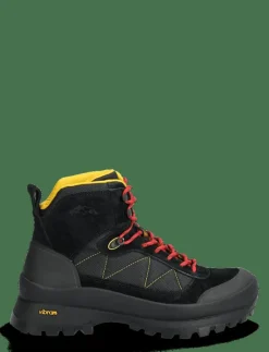 Polo Ralph Lauren Logan Suede-Paneled Trail Boot - Kängor med snörning BLACK/MULTI Clearance