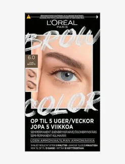 L'Oréal Paris , Brow Color, Semi-permanent eyebrow color, 6.0 Light Brunette, 30ml - Ögonbrynsfärg Outlet
