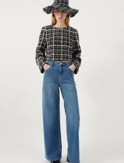 Baum und Pferdgarten LOTTIE - Mössor BLACK CHECK BOUCLE Discount