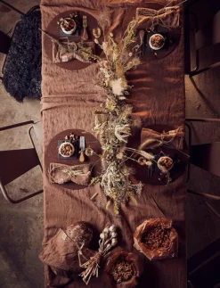 Lovely Linen LOVELY TABLECLOTH - Dukar & löpare ALMOND Outlet