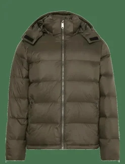 Calvin Klein Jeans LS NYLON ZIP OFF HOOD DOWN PUFFE - Fodrade jackor BELUGA New