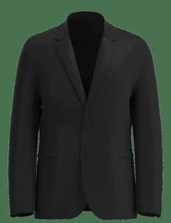 Calvin Klein LS TECH CLASSIC BLAZER - Enkelknäppta kavajer BLACK Best