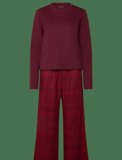 LS TEE FLANNEL PANT SET - Pyjamas|Calvin Klein Best