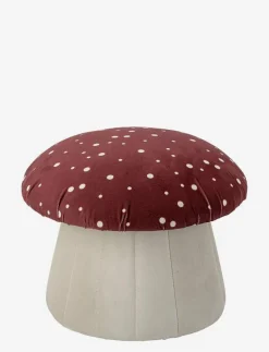 Bloomingville Lue Pouf, , Polyester - Inning RED New