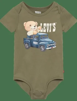 Levi's LVB TRUCKER, TEE, & JOGGER SET - Set med body DEEP LICHEN GREEN Sale