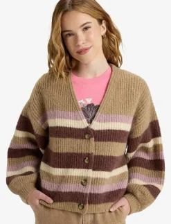 Roxy MARBLE TILES STRIPE - Stickat WOODSMOKE Clearance