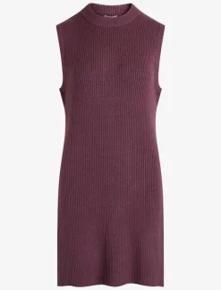 Sirup Copenhagen Marie Long Waistcoat - Stickade västar CATAWBA GRAPE Clearance