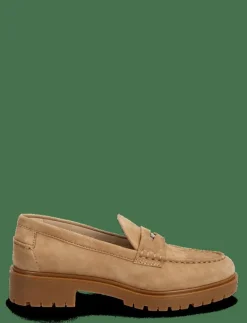 Lauren Ralph Lauren Marli Suede Penny Loafer - Loafers CAMEL Best