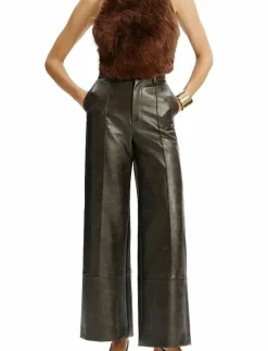 Bardot MARLOWE VEGAN LEATHER PANT - Skinnbyxor DARK CHOCO Hot
