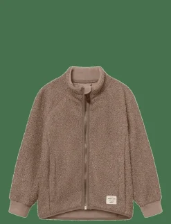 MINI A TURE MATCEDRIC teddyfleece jacket. GRS - Jackor GREY BROWN Discount