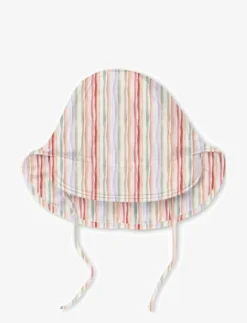 MINI A TURE MATGUSTAS printed UV sun hat. GRS - Solhatt WAVY STRIPES New