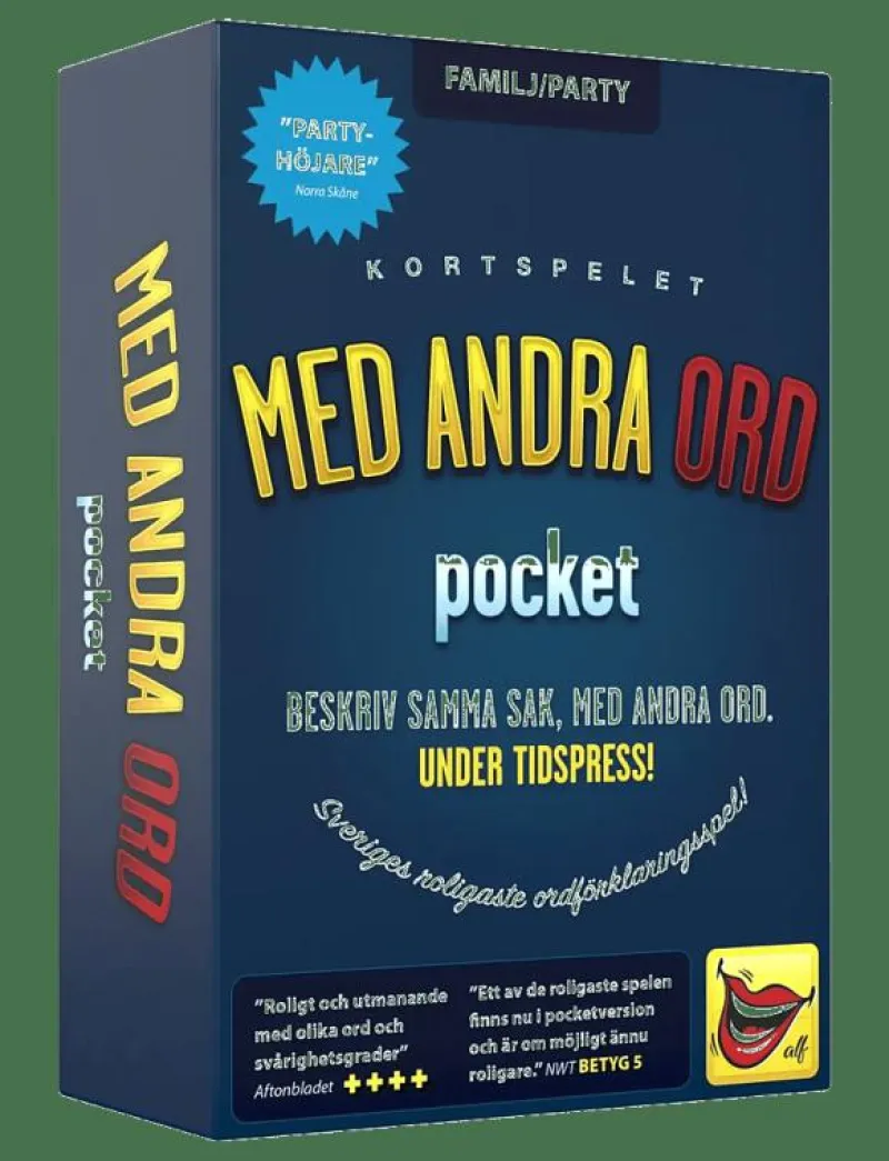 ALF Toys and Games Med andra ord Pocket - Brädspel MULTI COLORED